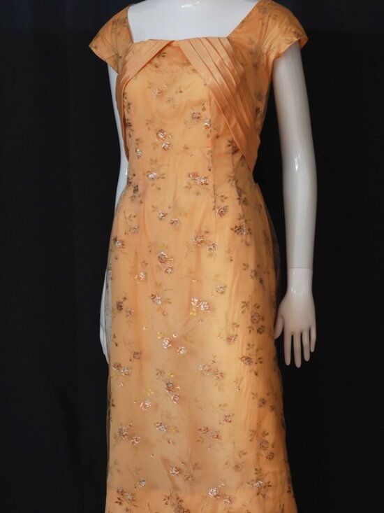 Elizabeth Ann Dresses & Skirts - Original Elizabeth Ann 1960's Dress With Metallic Highlights